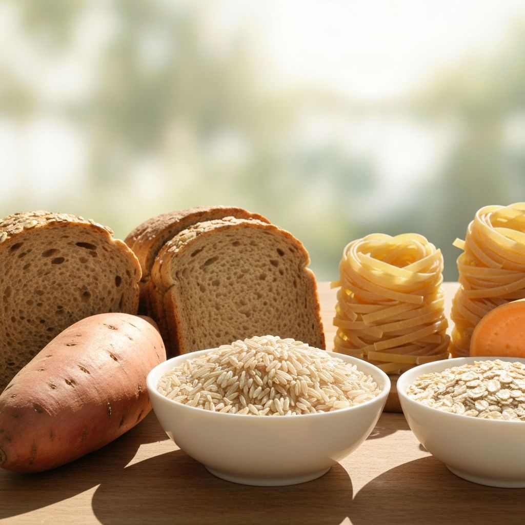 Fuentes de carbohidratos saludables